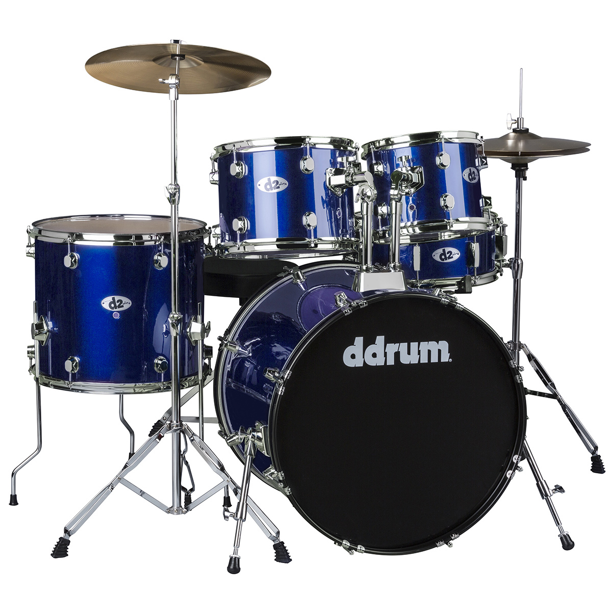 D2 Drum Set 5pc Police Blue ddrum