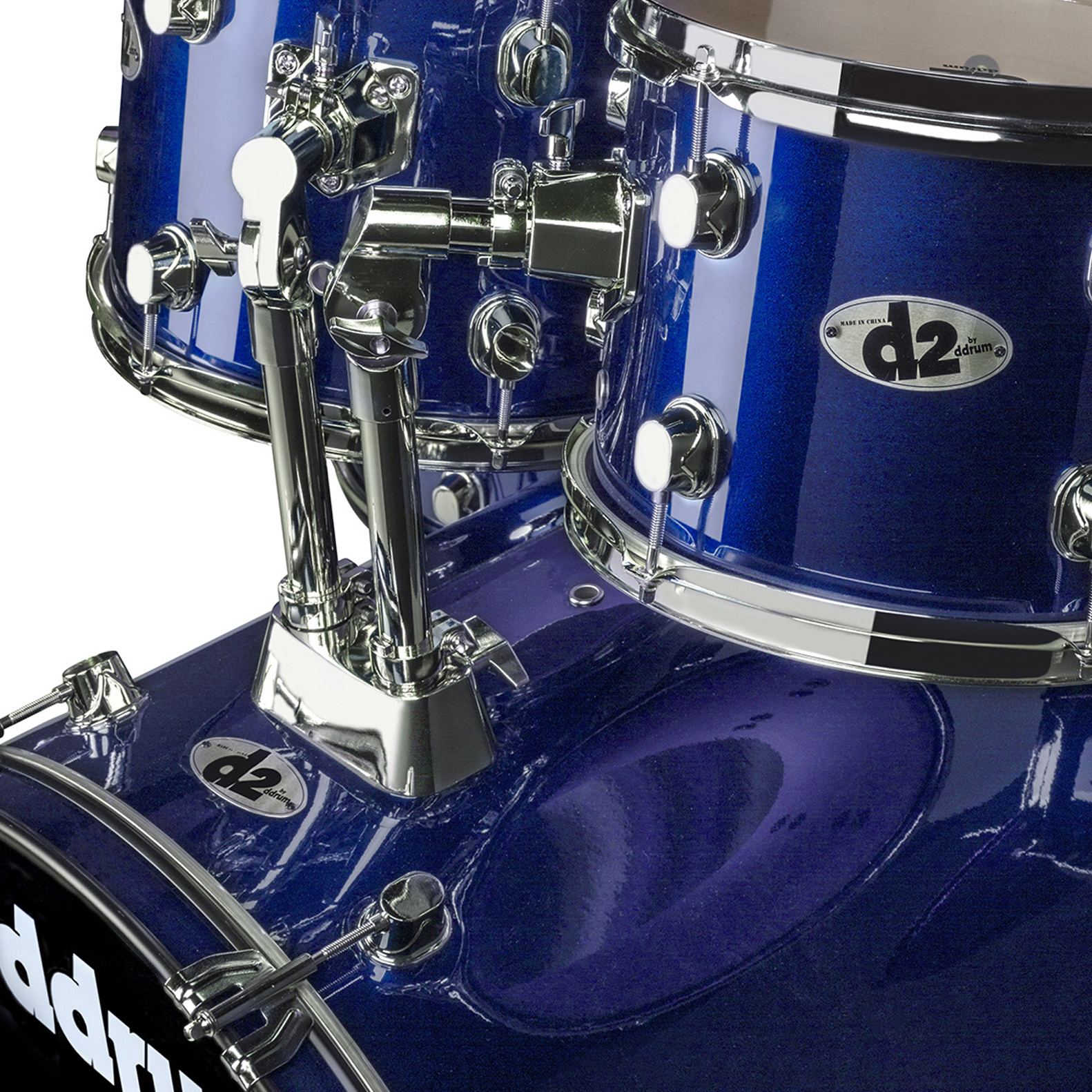 D2 Drum Set 5pc Police Blue ddrum